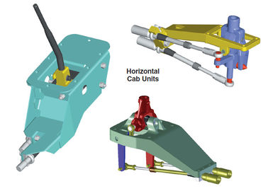 Type horizontal manuel industriel OIN 9001 d'unités de cabine de décalage de bâton de systèmes de MTS approuvé