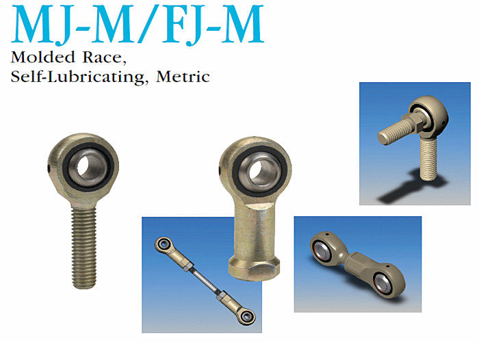 Embouts à rotule industriels de MJ-M/FJ-M, individu moulé de course lubrifiant les embouts à rotule métriques