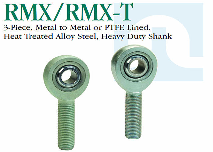 RMX/RMX - les embouts à rotule résistants de précision de T, PTFE rayé ont fileté les embouts à rotule solides