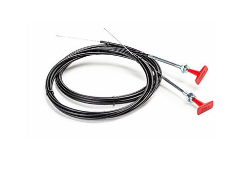 Câble équipé rouge de poignée en T pour le contrôle de commande de puissance/vanne de régulation