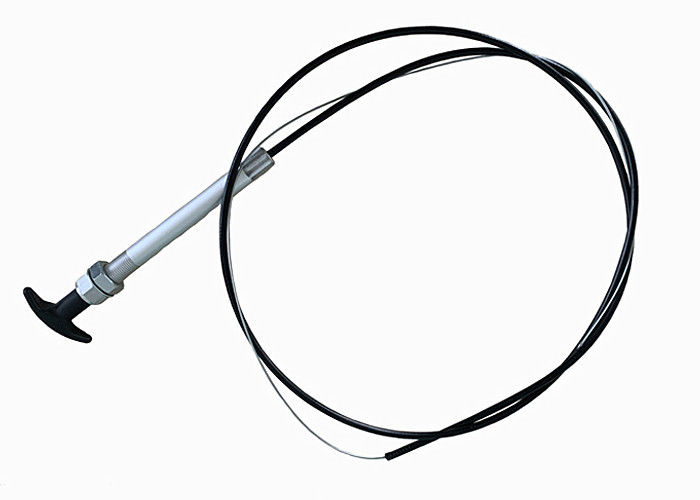 Câble de commande mécanique d'IATF16949 1500MM avec la poignée en T noire de serrure de torsion