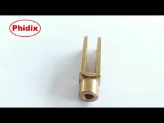 Les garnitures d'extrémité de câble de fil de la chape 3/8-24 l'acier à faible teneur en carbone de nickelage