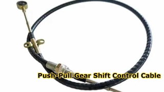 Câble de commande de changement de vitesse push-pull avec cloison filetée et extrémité de tige