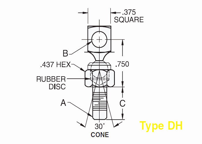 Commandez le type de pivots pièces rotatoires de câble de changement de vitesse de joint articulé de CAD pour industriel léger