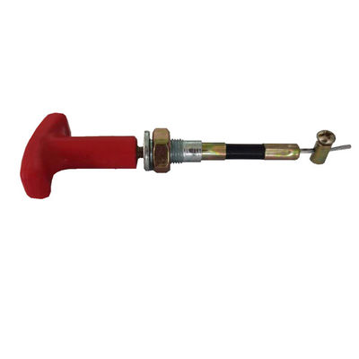 Assemblage du câble de commande avec poignée rouge en T