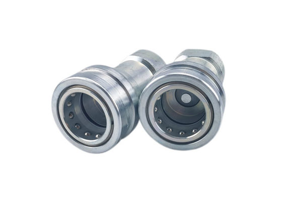 ISO 7241-B raccords hydrauliques à couple rapide ouvert et fermé