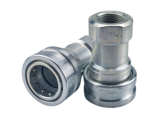 ISO 7241-B raccords hydrauliques à couple rapide ouvert et fermé