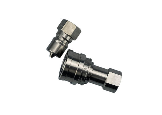 0.25''en acier inoxydable 316 fermé hydraulique accouplement rapide