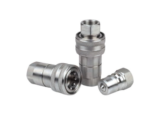 316 en acier inoxydable type fermé coupler rapide hydraulique 1/2' série CB-1