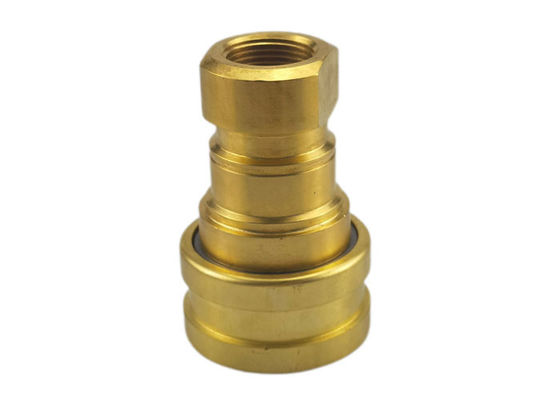 ISO9001 raccords à déconnexion rapide en laiton hydraulique
