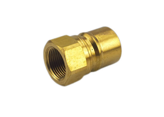 0.5'' pressurés moyennes en cuivre pneumatique coupler rapide