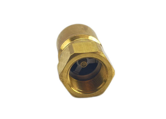 0.5'' pressurés moyennes en cuivre pneumatique coupler rapide