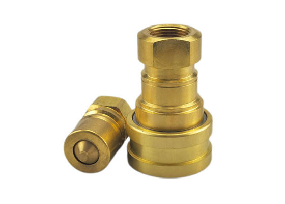 0.5'' pressurés moyennes en cuivre pneumatique coupler rapide