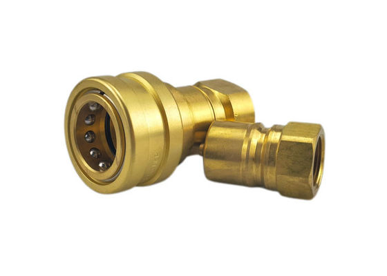0.5'' pressurés moyennes en cuivre pneumatique coupler rapide