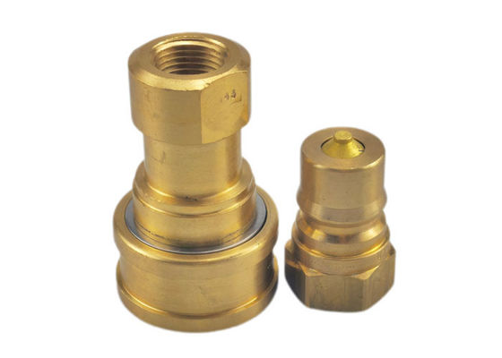 ISO 7241B 0,75 pouces accouplement rapide en laiton hydraulique