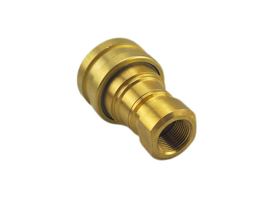 ISO 7241B 0,75 pouces accouplement rapide en laiton hydraulique