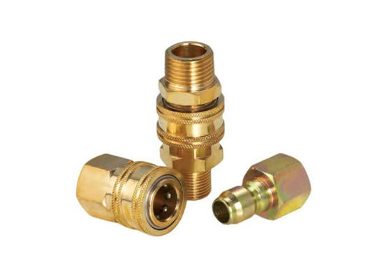 1/4 Machinerie CNC couplage rapide en laiton compatible avec Parkera Hansen St
