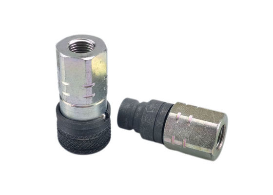3/8" ISO 16028 Accouplement hydraulique standard en acier à face plate