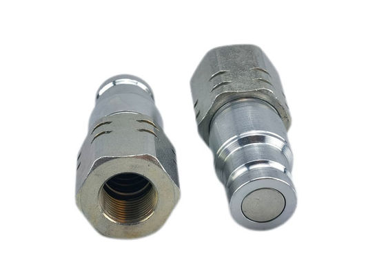 Couplings à décharge rapide à face plate en acier au carbone de 5/8"