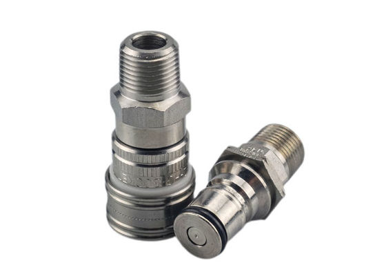 Couplings à libération rapide en acier inoxydable à 103 bar