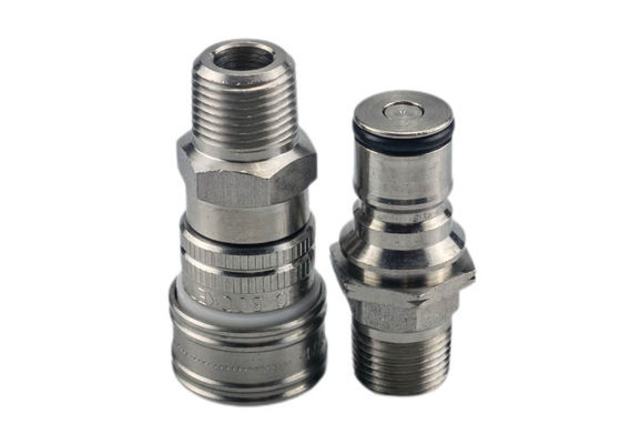 Couplings à décharge rapide en acier inoxydable pour les équipements militaires