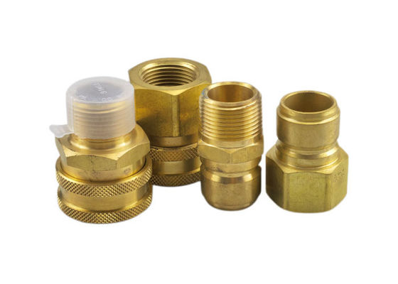 Couplings à libération rapide en laiton de série non valvées de 1700 psi