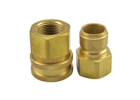 Couplings à libération rapide en laiton de série non valvées de 1700 psi