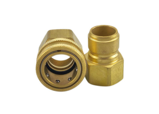 Couplings à libération rapide en laiton de série non valvées de 1700 psi