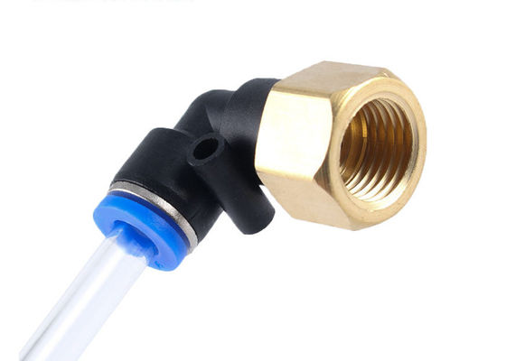 Série PLF raccords pneumatiques à 90 degrés à connexion d'air