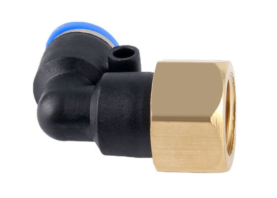 Série PLF raccords pneumatiques à 90 degrés à connexion d'air