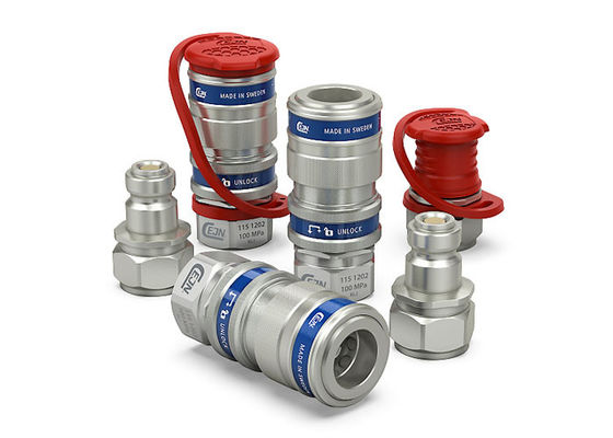 Démètre de débit 2,5 mm raccords hydrauliques à raccordement rapide 100 MPa 6,0 L/min