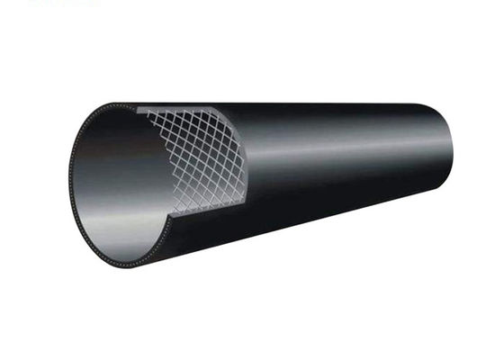 Système de drainage Pipe en PE composite avec châssis en treillis métallique
