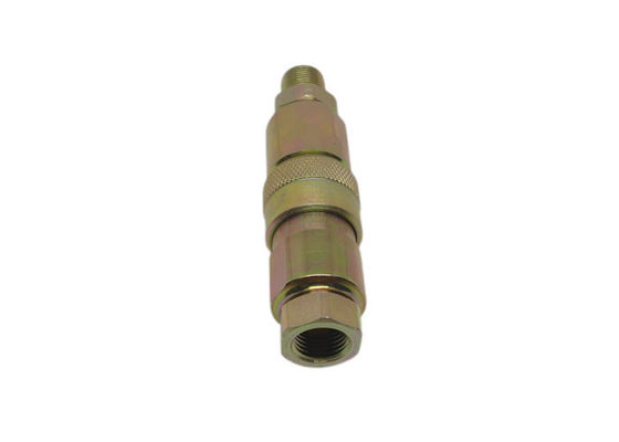 0.25'' Opération manuelle d'un coupleur pneumatique à décharge rapide
