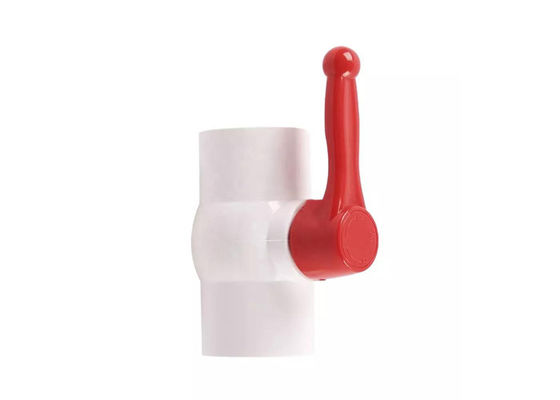 Type de soupape à bille en PVC manuelle en UPVC à contrôle fixe du débit d'eau
