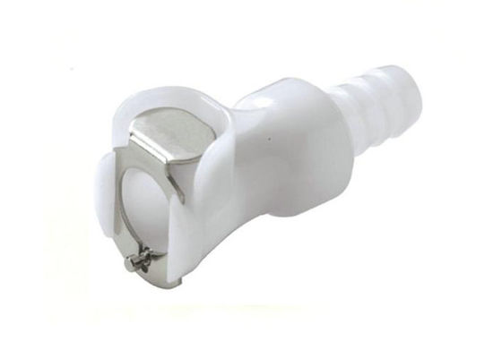 Connecteur rapide de accouplement liquide 1/4" d'acétal masculin dans la ligne tuyau Barb