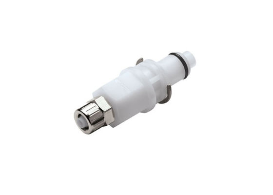 Accouplement de fluide acétal Connecteur rapide PLC en ligne Barbe de tuyau