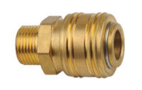 Type fermé accouplement rapide pneumatique cuivre déconnexion rapide pneumatique