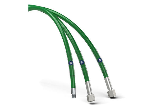 Récupération de l'huile 110Mpa tuyau à ultra-haute pression couleur verte ID 6.4MM