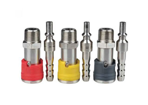 Couplings rapides pneumatiques de type fermé en laiton 1.0Mpa