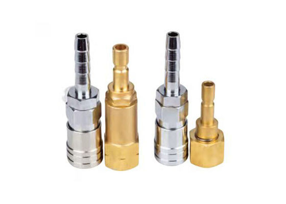 Couplings rapides pneumatiques en laiton industriel 1,0 MPa pour la construction navale
