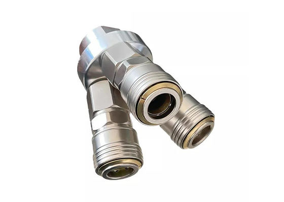 Pneumatique circulaire à trois voies joints à prise rapide auto-verrouillage de type C pour compresseur d'air