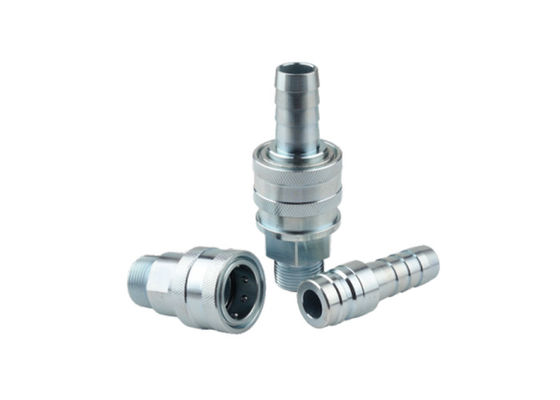 Accouplements rapides pneumatiques en acier galvanisés aucun noyau de valve directement