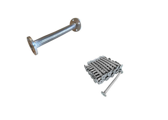 Stainless Steel Wire Metal Braided Flexible Hose Flange Connector style