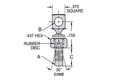 Joints rotatifs en acier à faible teneur en carbone, joints pivotants à filetage en série de contrôle DH