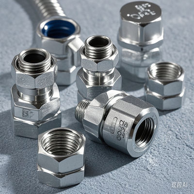 Connexion rapide en acier inoxydable pour connexion de tuyau hydraulique Compatible avec la norme ISO 7241A