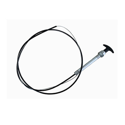 Cable de commande noir avec poignée de verrouillage T