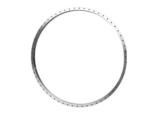Le procédé de production de la bride pour récipient sous pression de grand diamètre est divisé en laminage et forgeage