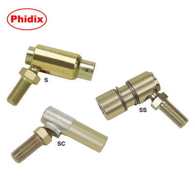 Série S/SS/SC Joints à billes à déconnexion rapide Des conceptions de manches et de pinces à ressort pour les systèmes agricoles et de manutention de matériaux Acier plaqué zinc avec boutons thermiquement traités