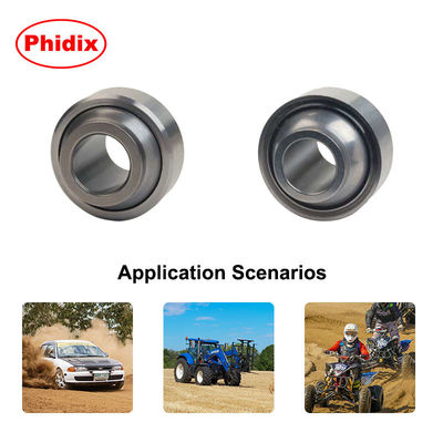 Les roulements sphériques en acier inoxydable de la série YSSB-V. Haute résistance au décalage et à la corrosion pour les machines marines, chimiques et alimentaires. Conception en PTFE avec configuration press-fit/V-groove.