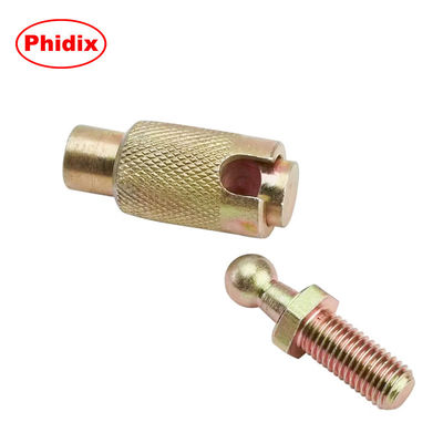 S-Knurling joints à billes à déconnexion rapide: assemblage rapide, résistant à la corrosion (plaqué zinc, traité thermiquement)
